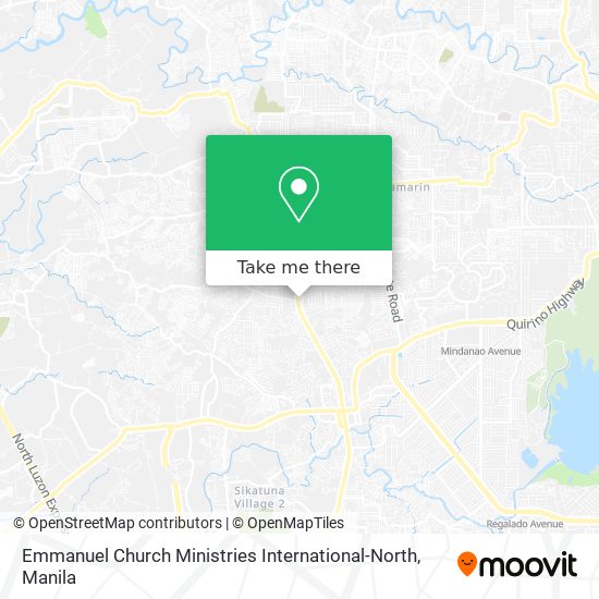 Emmanuel Church Ministries International-North map