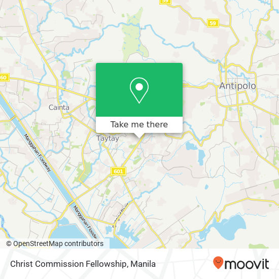 Christ Commission Fellowship map