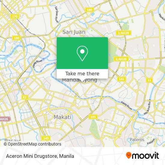Aceron Mini Drugstore map