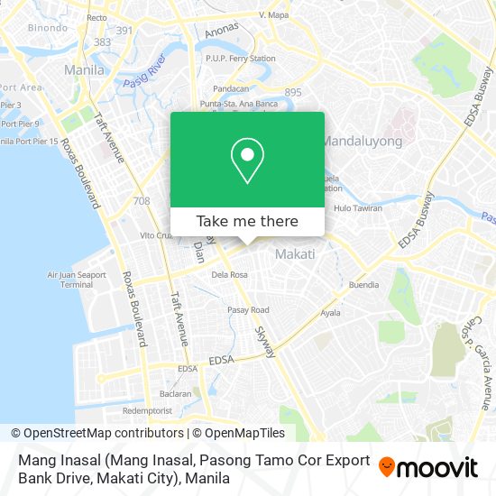 Mang Inasal (Mang Inasal, Pasong Tamo Cor Export Bank Drive, Makati City) map
