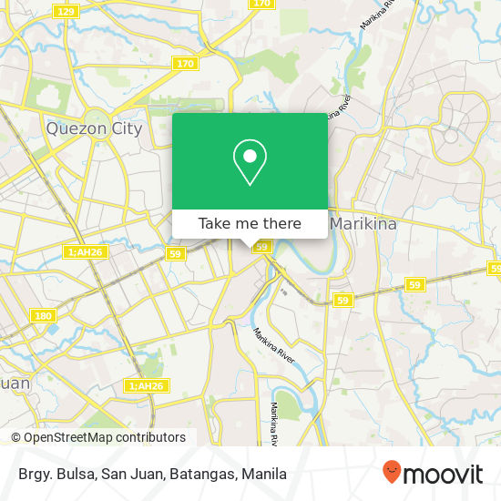 Brgy. Bulsa, San Juan, Batangas map