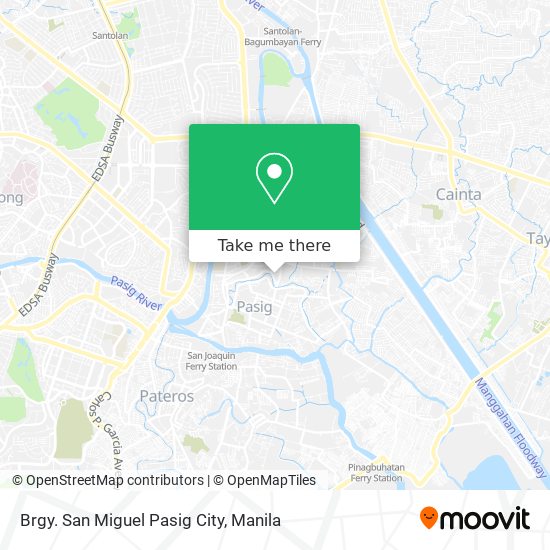 Brgy. San Miguel Pasig City map