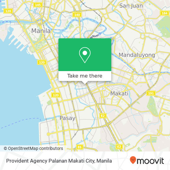 Provident Agency Palanan Makati City map
