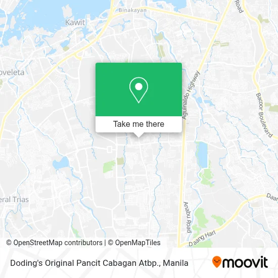 Doding's Original Pancit Cabagan Atbp. map