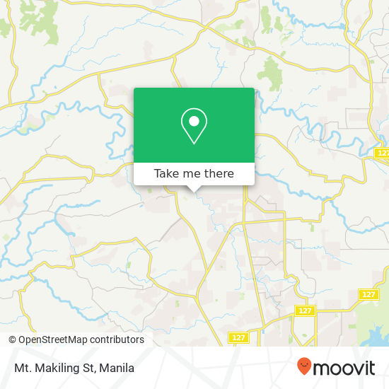 Mt. Makiling St map