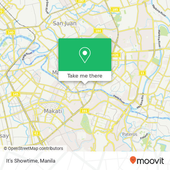 It's Showtime map