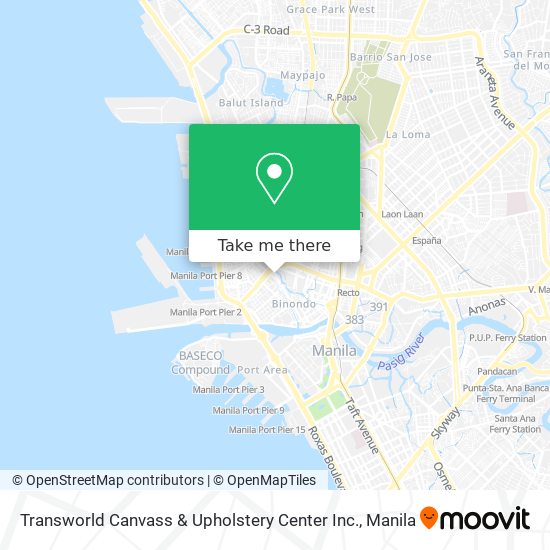 Transworld Canvass & Upholstery Center Inc. map