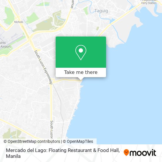 Mercado del Lago: Floating Restaurant & Food Hall map