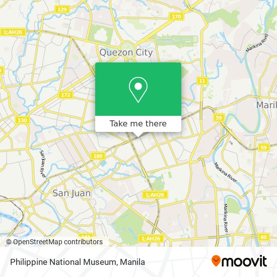 Philippine National Museum map