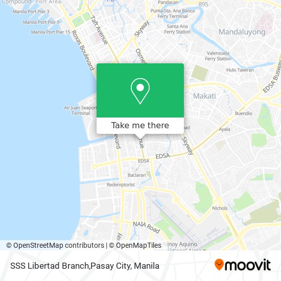 SSS Libertad Branch,Pasay City map