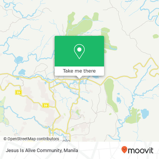Jesus Is Alive Community map