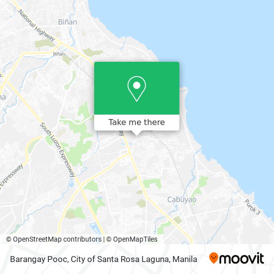 Barangay Pooc, City of Santa Rosa Laguna map