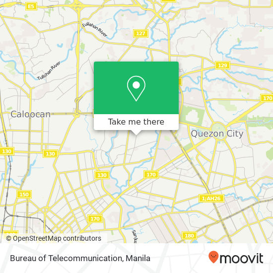 Bureau of Telecommunication map