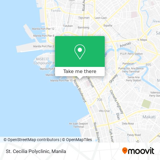 St. Cecilia Polyclinic map