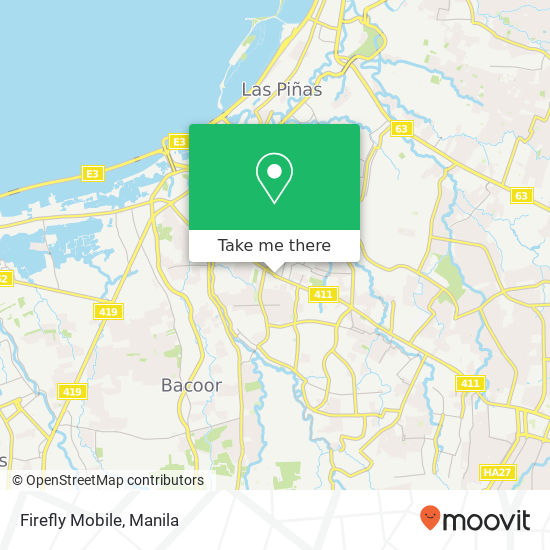 Firefly Mobile map