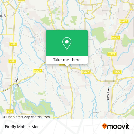 Firefly Mobile map