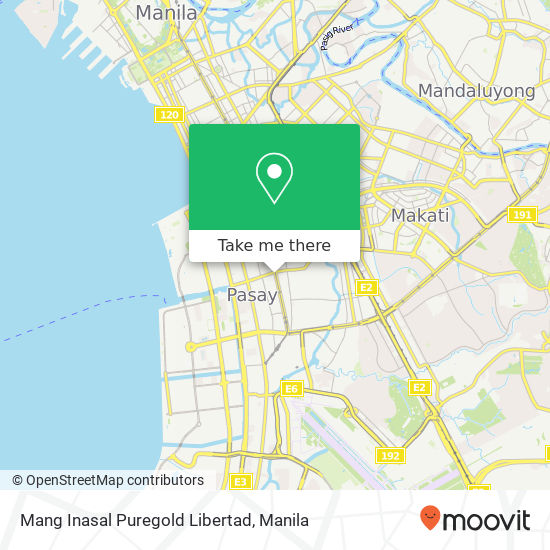 Mang Inasal Puregold Libertad map