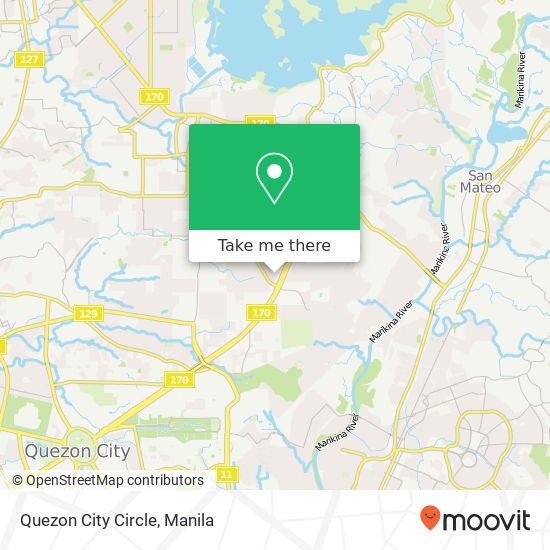 Quezon City Circle map