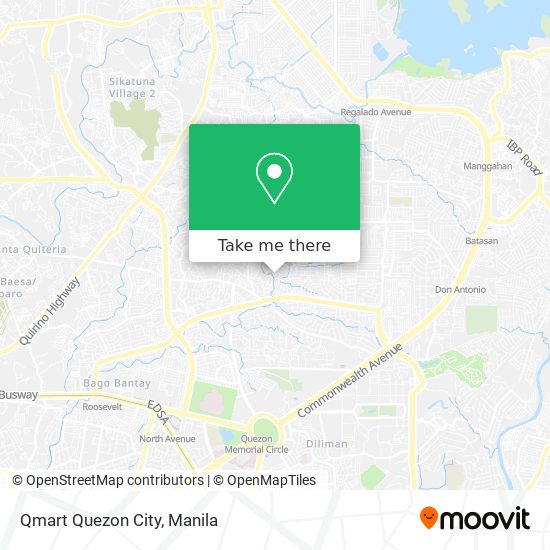 Qmart Quezon City map