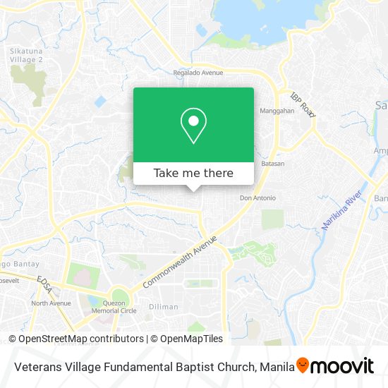 Veterans Village Fundamental Baptist Church map