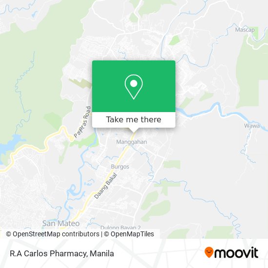 R.A Carlos Pharmacy map