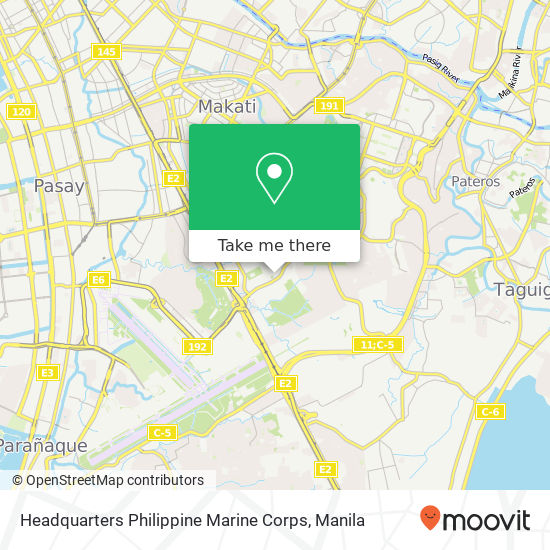 Headquarters Philippine Marine Corps map