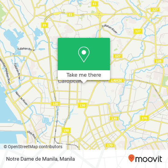 Notre Dame de Manila map