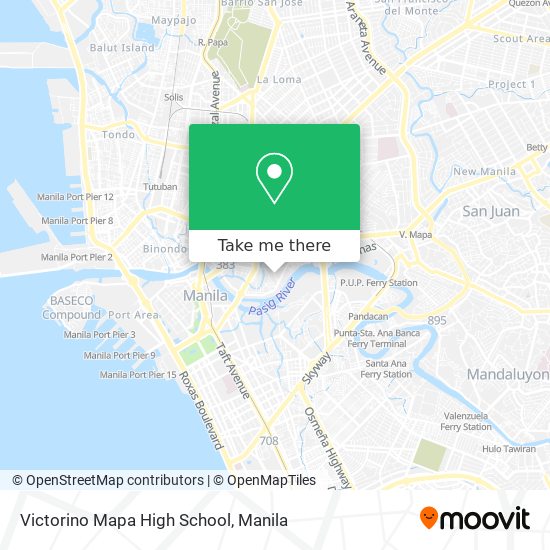 Victorino Mapa High School map