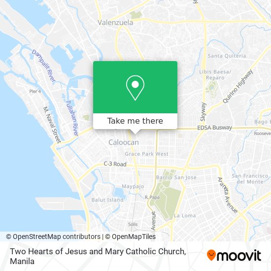 Two Hearts of Jesus and Mary Catholic Church map