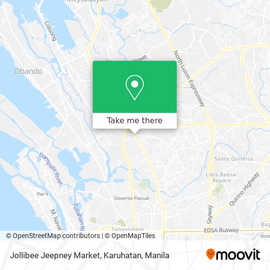 Jollibee Jeepney Market, Karuhatan map