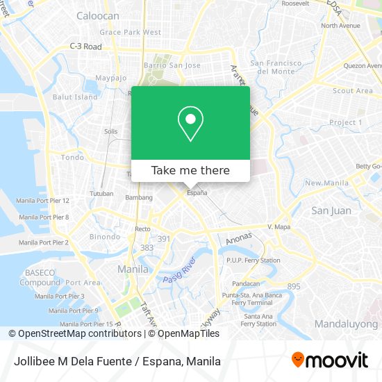 Jollibee M Dela Fuente / Espana map