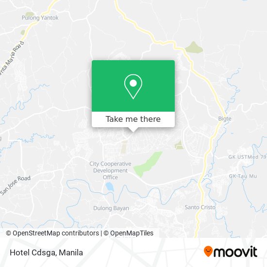 Hotel Cdsga map