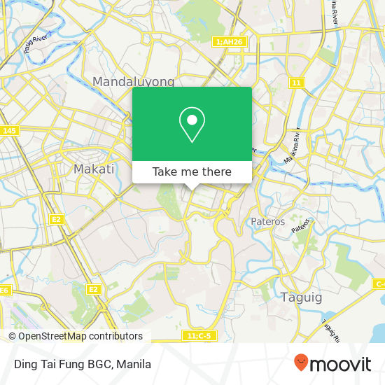 Ding Tai Fung BGC map