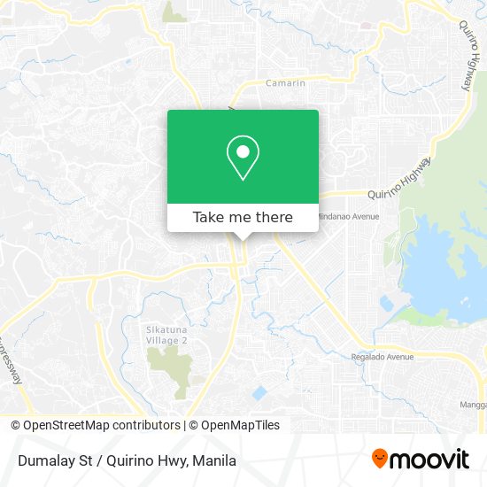 Dumalay St / Quirino Hwy map