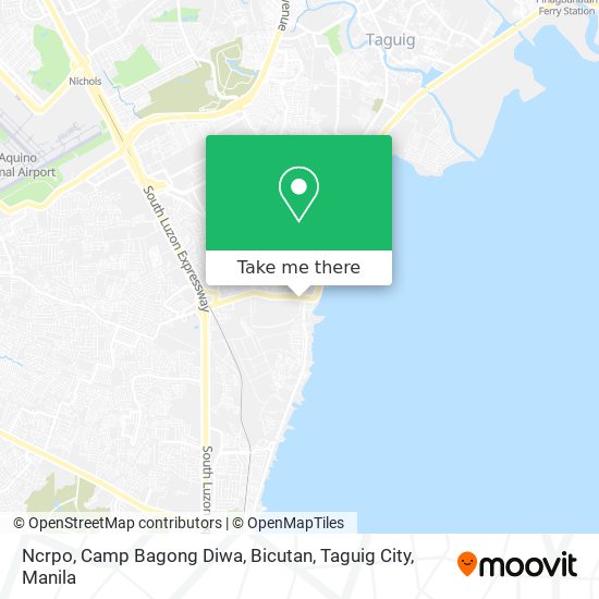 Ncrpo, Camp Bagong Diwa, Bicutan, Taguig City map