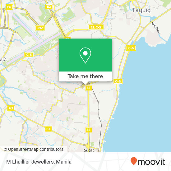 M Lhuillier Jewellers map