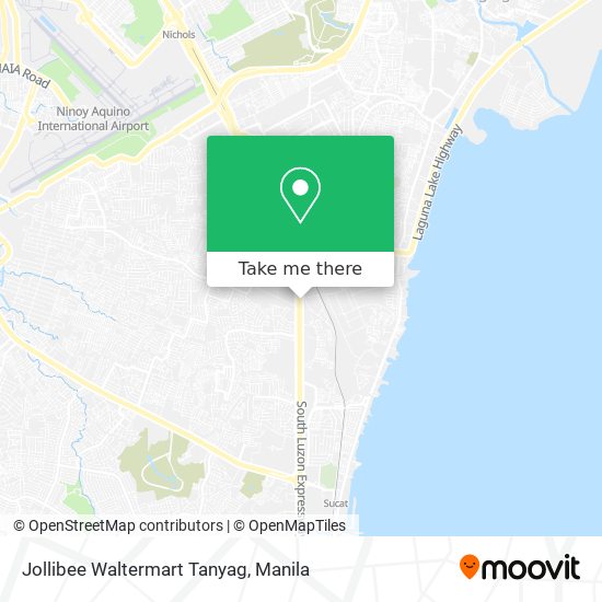 Jollibee Waltermart Tanyag map