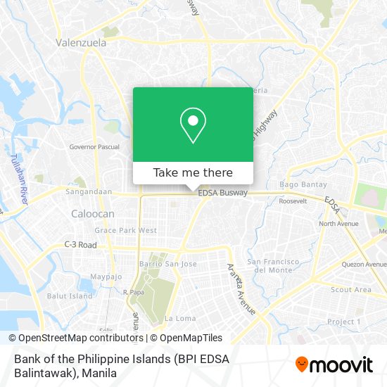 Bank of the Philippine Islands (BPI EDSA Balintawak) map
