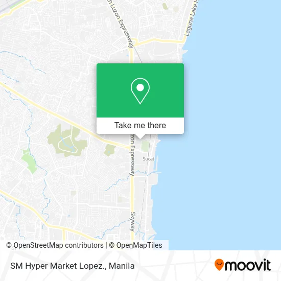 SM Hyper Market Lopez. map
