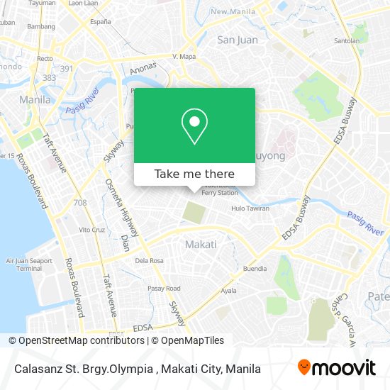 Calasanz St. Brgy.Olympia , Makati City map