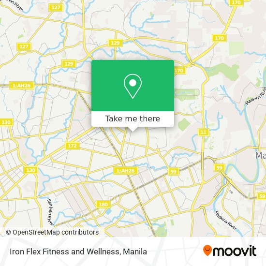 Iron Flex Fitness and Wellness map