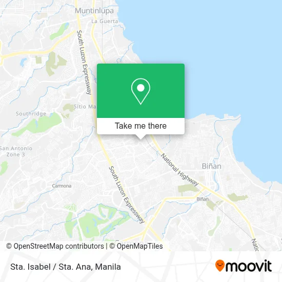 Sta. Isabel / Sta. Ana map