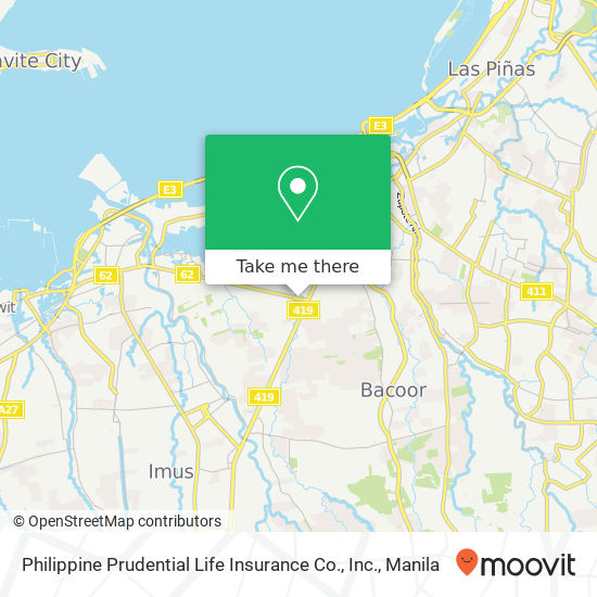 Philippine Prudential Life Insurance Co., Inc. map