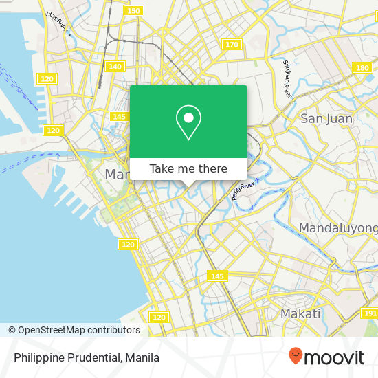 Philippine Prudential map