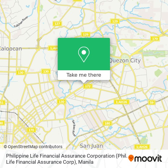 Philippine Life Financial Assurance Corporation (Phil. Life Financial Assurance Corp) map