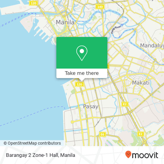 Barangay 2 Zone-1 Hall map