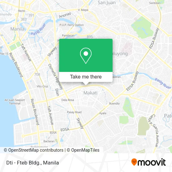 Dti - Fteb Bldg. map