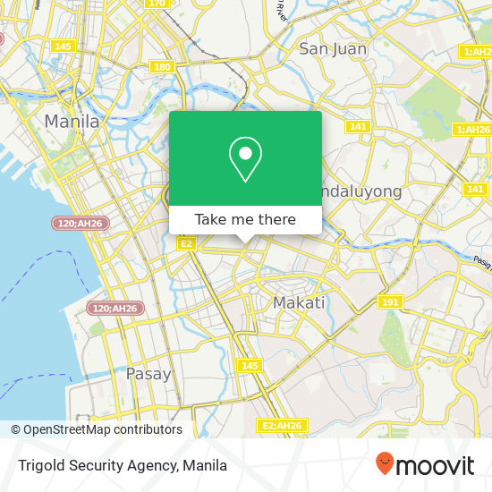 Trigold Security Agency map