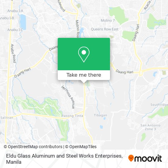 Eldu Glass Aluminum and Steel Works Enterprises map