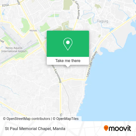 St Paul Memorial Chapel map